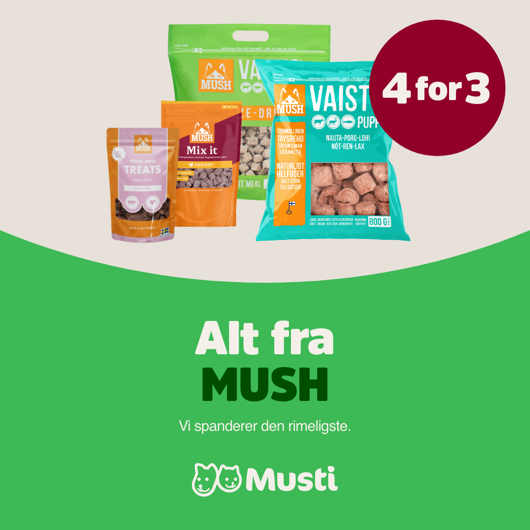 4 for 3 på MUSH Musti